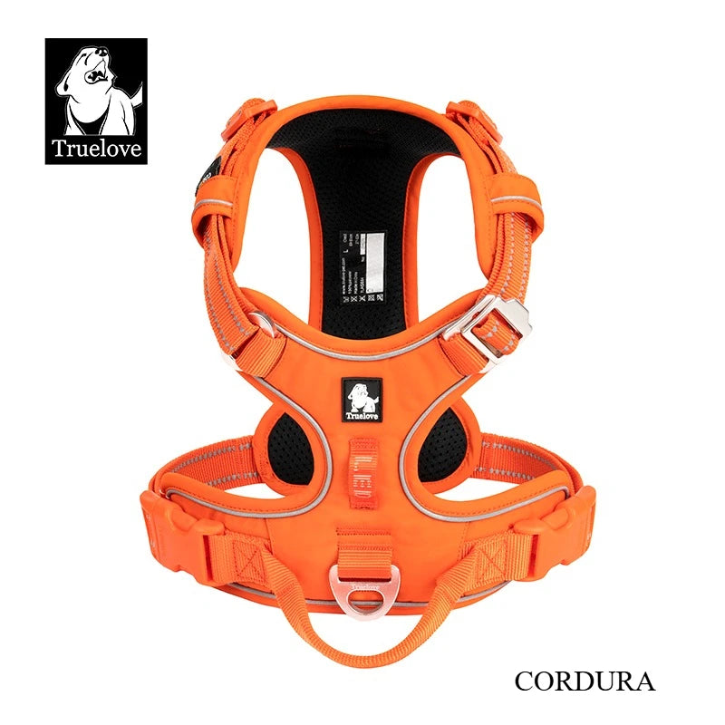Truelove No Pull Dog Harness Reflective Breathable Adjustable Training Vest for Small Medium Large Dogs Night Walking