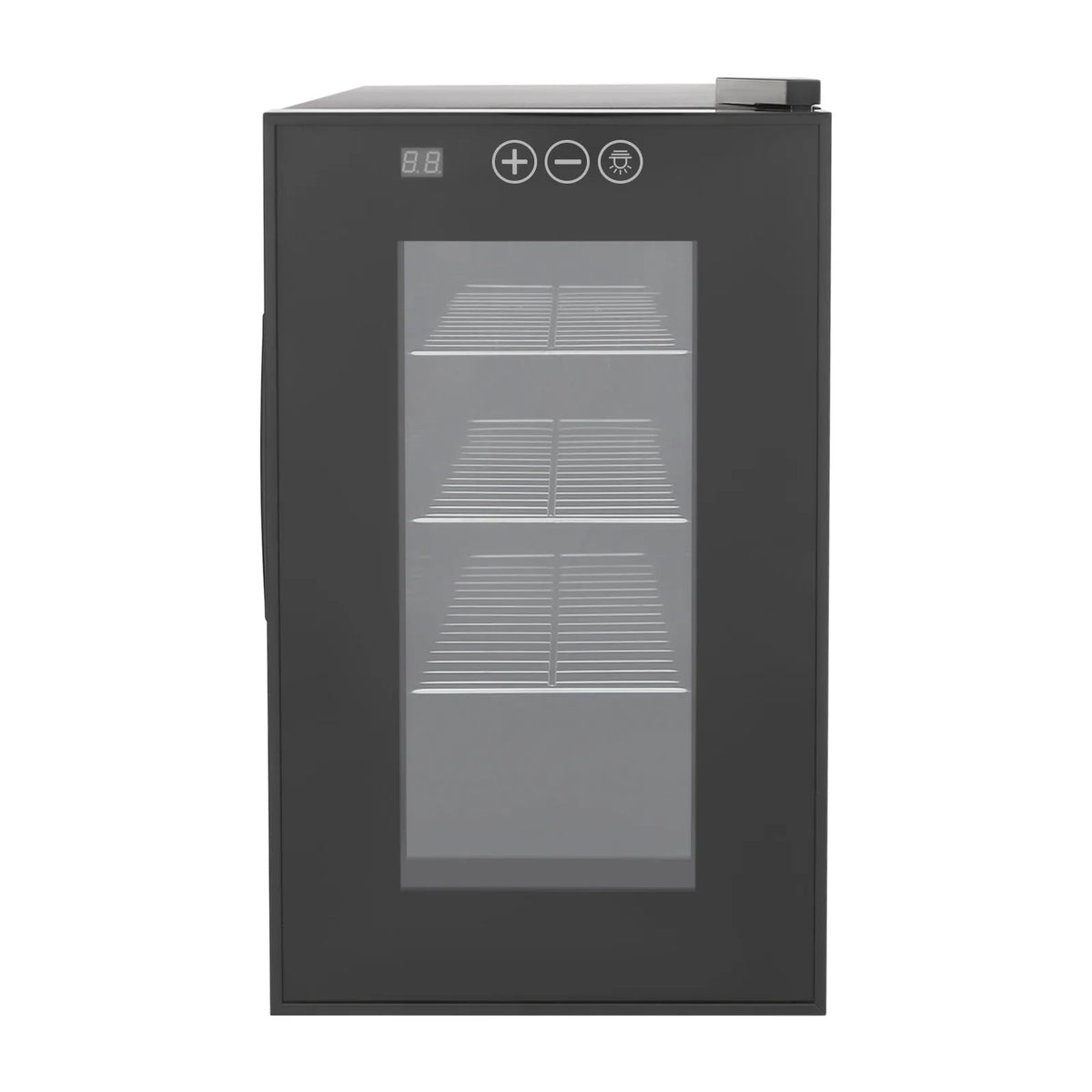 23L Reptile Incubator, 110V US Plug Galvanized Plate Breeding Cabinet, LED Temp Display Double Insulated Glass Detachable Shelves For Turtle Lizard Snake Egg Hatching